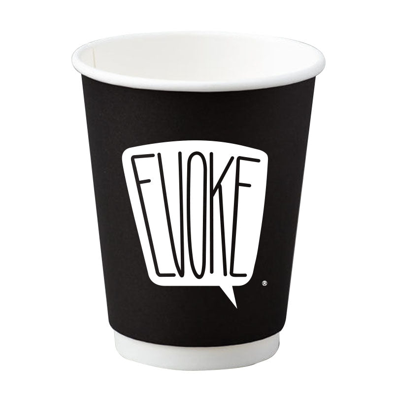 Evoke 12oz Double Wall Cups x 500 CTN 1
