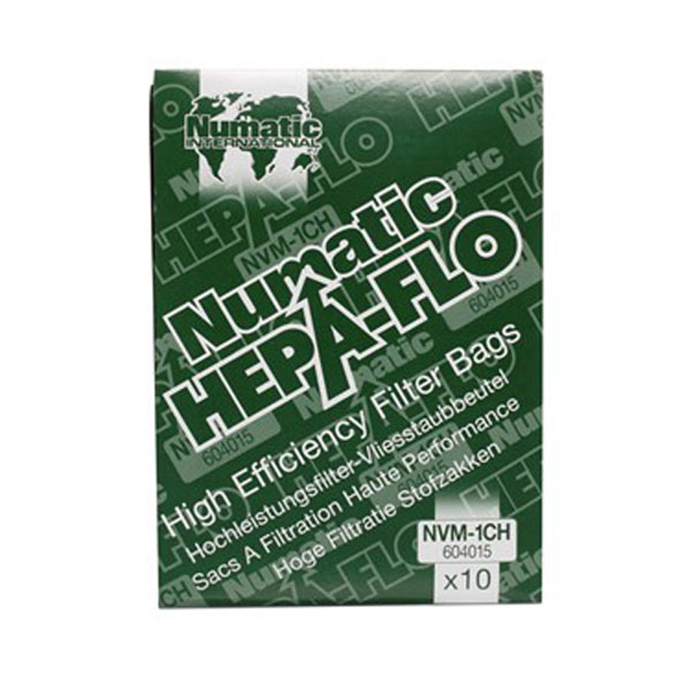 Numatic Filter Bags - NVM1CH (James, Henry & Rucsac) PKT 10