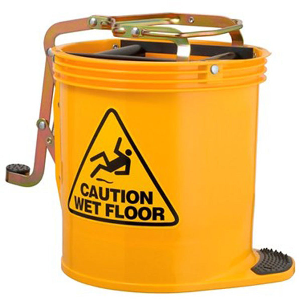 Edco Contractor Plastic Mopbucket 15ltr W/Castors EACH 1