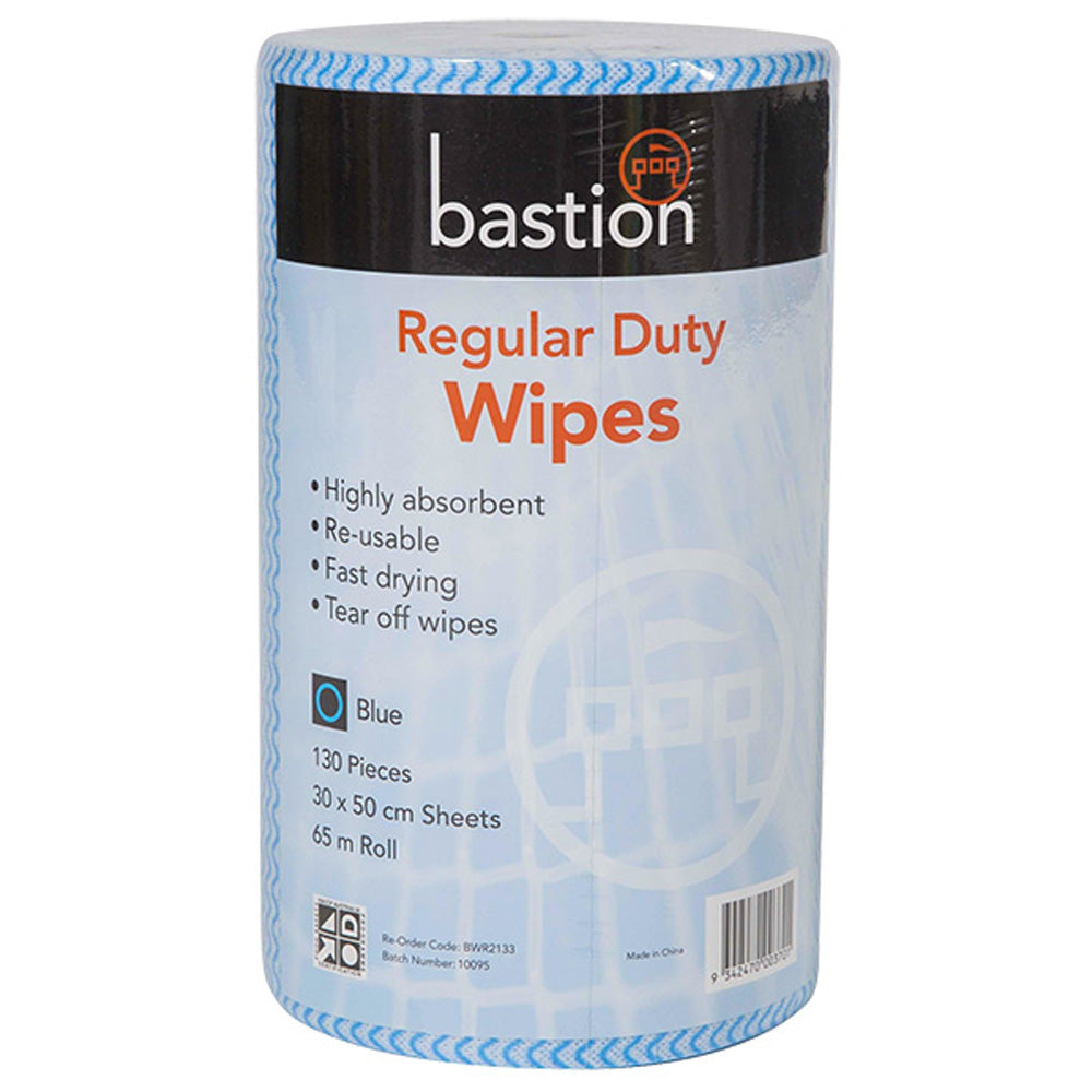 Bastion Blue Regular Duty Wipes - 45m ROLL 1