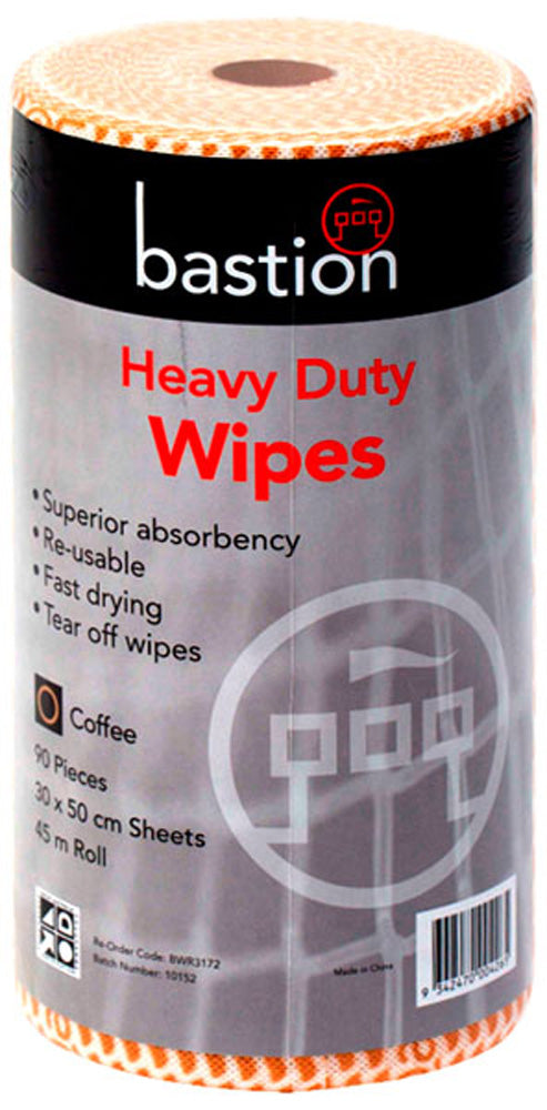 Bastion Espresso Heavy Duty Wipes - 45m ROLL 1
