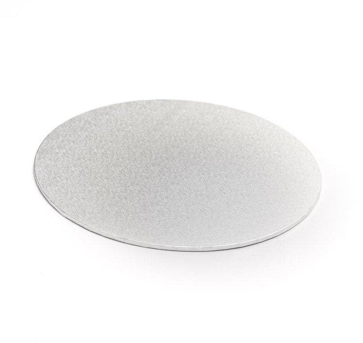 8 inch Round Silver Standard Cake Boards PKT 50