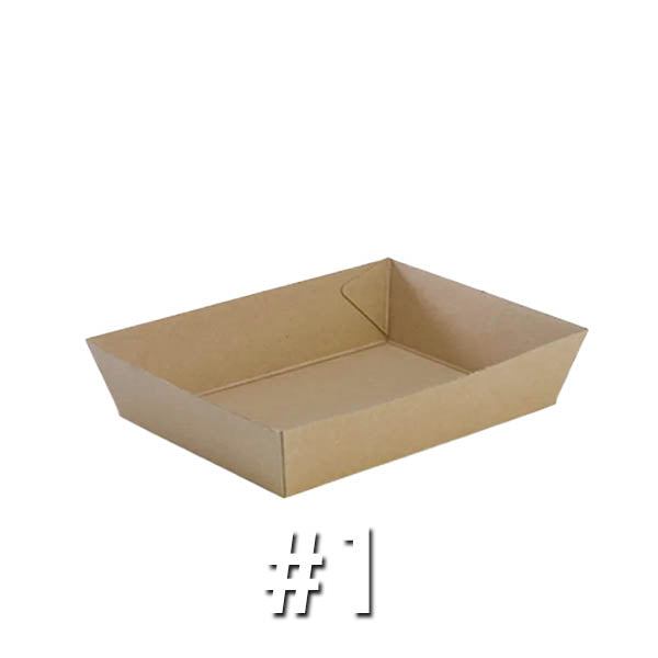 Enviro Food Tray #1 (113X92X50mm) ABT1 CTN 500