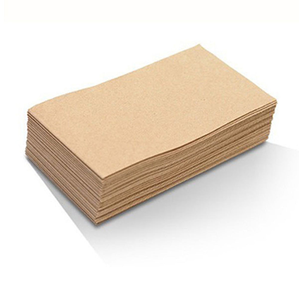 Bio Recycled Brown 2Ply GT 1/8 Fold Dinner Napkin BN40GT (L-DN1/8-N) CTN 1000