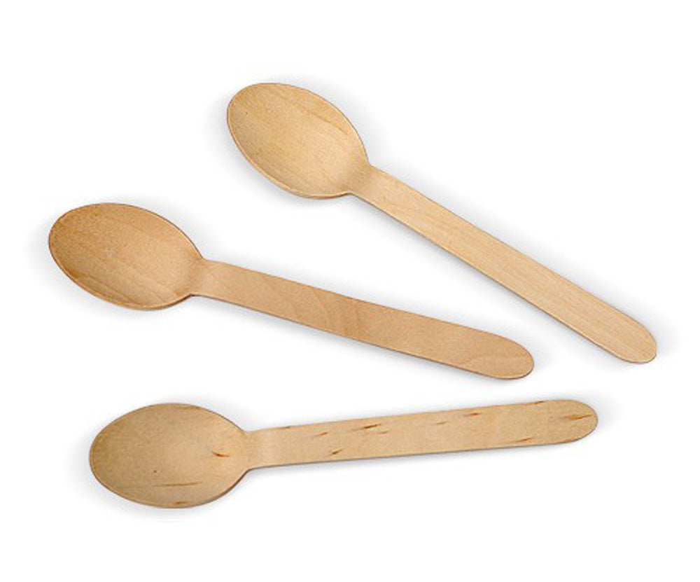Wooden Disposable Spoon PACK 100