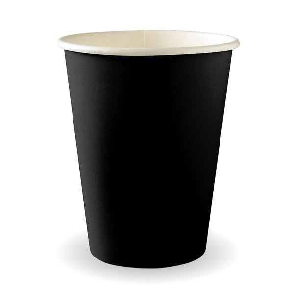 Generic Black Single Wall 12ozXL Cups CTN 1000