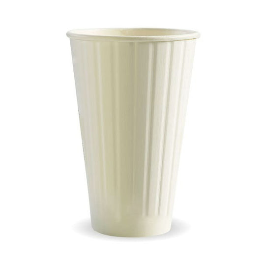 Biocup 16oz Double Wall Cup - White - BC-16DWW SLEEVE 40